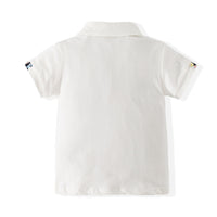 Load image into Gallery viewer, 2 Pieces Set Kid Boys Flower Print Polo Shirts And Shorts Wholesale 22042526
