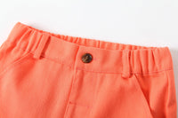 Load image into Gallery viewer, 2 Pieces Set Baby Kid Boys Dinosaur Cartoon Bow Print Shirts And Shorts Wholesale 220425265
