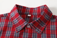 Load image into Gallery viewer, 2 Pieces Set Baby Kid Boys Checked Shirts And Shorts Wholesale 220425275
