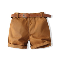 Load image into Gallery viewer, 2 Pieces Set Baby Kid Boys Checked Shirts And Shorts Wholesale 220425275
