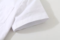 Load image into Gallery viewer, 2 Pieces Set Baby Kid Boys Solid Color Bow Shirts And Shorts Wholesale 220425281
