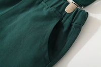 Load image into Gallery viewer, 2 Pieces Set Baby Kid Boys Solid Color Bow Shirts And Shorts Wholesale 220425281
