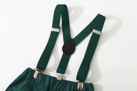 Load image into Gallery viewer, 2 Pieces Set Baby Kid Boys Solid Color Bow Shirts And Shorts Wholesale 220425281
