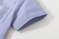 Load image into Gallery viewer, 2 Pieces Set Baby Kid Boys Striped Bow Shirts And Shorts Wholesale 220425282
