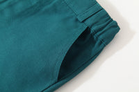 Load image into Gallery viewer, 2 Pieces Set Baby Kid Boys Dressy Striped Bow Shirts And Solid Color Shorts Wholesale 220425284
