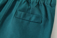 Load image into Gallery viewer, 2 Pieces Set Baby Kid Boys Dressy Striped Bow Shirts And Solid Color Shorts Wholesale 220425284
