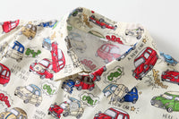 Load image into Gallery viewer, 2 Pieces Set Baby Kid Boys Letters Car Print Shirts And Solid Color Rompers Wholesale 220425290
