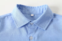 Load image into Gallery viewer, 3 Pieces Set Baby Kid Boys Birthday Party Solid Color Bow Shirts And Color-blocking Checked Vests Waistcoats And Pants Wholesale 220425294
