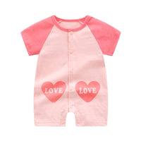Load image into Gallery viewer, Baby Girls Boys Letters Fruit Love heart Print Rompers Wholesale 220425302
