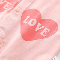Load image into Gallery viewer, Baby Girls Boys Letters Fruit Love heart Print Rompers Wholesale 220425302
