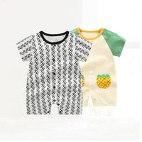 Load image into Gallery viewer, Baby Girls Boys Letters Fruit Love heart Print Rompers Wholesale 220425302
