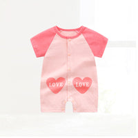 Load image into Gallery viewer, Baby Girls Boys Letters Fruit Love heart Print Rompers Wholesale 220425302
