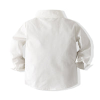 Load image into Gallery viewer, 3 Pieces Set Baby Kid Boys Dressy Bow Shirts And Solid Color Pants Wholesale 220425306
