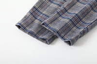 Load image into Gallery viewer, 3 Pieces Set Baby Kid Boys Dressy Solid Color Bow Shirts And Checked Vests Waistcoats And Pants Wholesale 220425312
