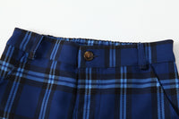 Load image into Gallery viewer, 3 Pieces Set Baby Kid Boys Dressy Solid Color Shirts Checked Vests Waistcoats And Pants Wholesale 220425321
