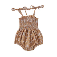 Load image into Gallery viewer, Baby Kid Girls Flower Print Rompers Dresses Wholesale 220425394

