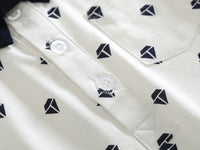 Load image into Gallery viewer, 2 Pieces Set Baby Boys Print T-Shirts And Solid Color Rompers Wholesale 22042541
