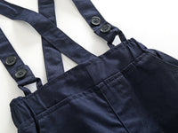 Load image into Gallery viewer, 2 Pieces Set Baby Boys Print T-Shirts And Solid Color Rompers Wholesale 22042541
