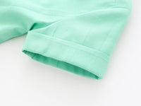 Load image into Gallery viewer, 2 Pieces Set Baby Boys Solid Color Bow Shirts And Shorts Suits Wholesale 22042565
