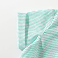 Load image into Gallery viewer, 2 Pieces Set Baby Boys Striped Bow Shirts And Solid Color Rompers Wholesale 22042582
