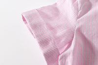 Load image into Gallery viewer, 2 Pieces Set Baby Boys Striped Bow Shirts And Solid Color Rompers Wholesale 22042582
