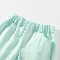 Load image into Gallery viewer, 2 Pieces Set Baby Kid Boys Birthday Bow Print Shirts And Solid Color Rompers Wholesale 22042583
