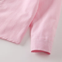 Load image into Gallery viewer, 2 Pieces Set Baby Kid Boys Birthday Striped Bow Shirts And Solid Color Jumpsuits Wholesale 22042585
