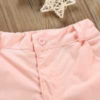 Load image into Gallery viewer, 2 Pieces Set Baby Kid Boys Flower Flamingo Print Shirts And Solid Color Shorts Wholesale 22042587
