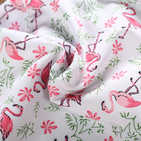 Load image into Gallery viewer, 2 Pieces Set Baby Kid Boys Flower Flamingo Print Shirts And Solid Color Shorts Wholesale 22042587
