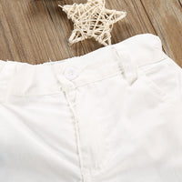 Load image into Gallery viewer, 2 Pieces Set Baby Kid Boys Polka dots Print Shirts And Solid Color Shorts Wholesale 22042590
