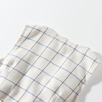 Load image into Gallery viewer, 3 Pieces Set Baby Kid Boys Dressy Birthday Party Solid Color Bow Shirts And Checked Vests Waistcoats And Pants Wholesale 22042596
