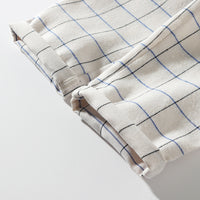 Load image into Gallery viewer, 3 Pieces Set Baby Kid Boys Dressy Birthday Party Solid Color Bow Shirts And Checked Vests Waistcoats And Pants Wholesale 22042596
