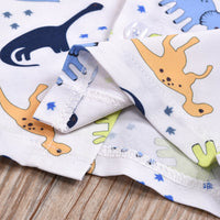Load image into Gallery viewer, 2 Pieces Set Baby Kid Boys Dinosaur Print Shirts And Solid Color Shorts Wholesale 22042597
