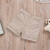 Load image into Gallery viewer, 2 Pieces Set Baby Kid Boys Dinosaur Print Shirts And Solid Color Shorts Wholesale 22042597
