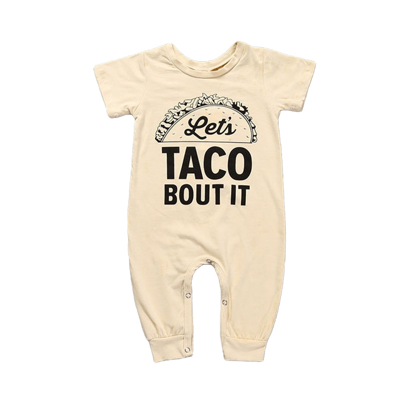 Baby Boys Letters Print Jumpsuits Wholesale 22042905