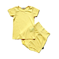 Load image into Gallery viewer, 2 Pieces Set Baby Kid Unisex Solid Color T-Shirts And Shorts Wholesale 220429102
