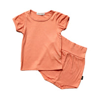Load image into Gallery viewer, 2 Pieces Set Baby Kid Unisex Solid Color T-Shirts And Shorts Wholesale 220429102
