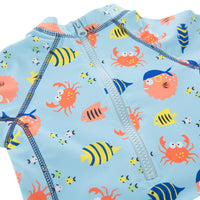 Load image into Gallery viewer, 2 Pieces Set Kid Boys Beach Animals Cartoon Print Jumpsuits And Swimwears Hats Wholesale 22042911
