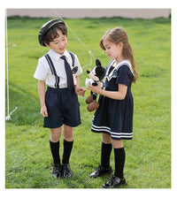 Load image into Gallery viewer, Baby Kid Big Kid Girls Striped Dresses Wholesale 220429120
