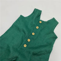 Load image into Gallery viewer, Baby Kid Unisex Solid Color Jumpsuits Wholesale 220429138
