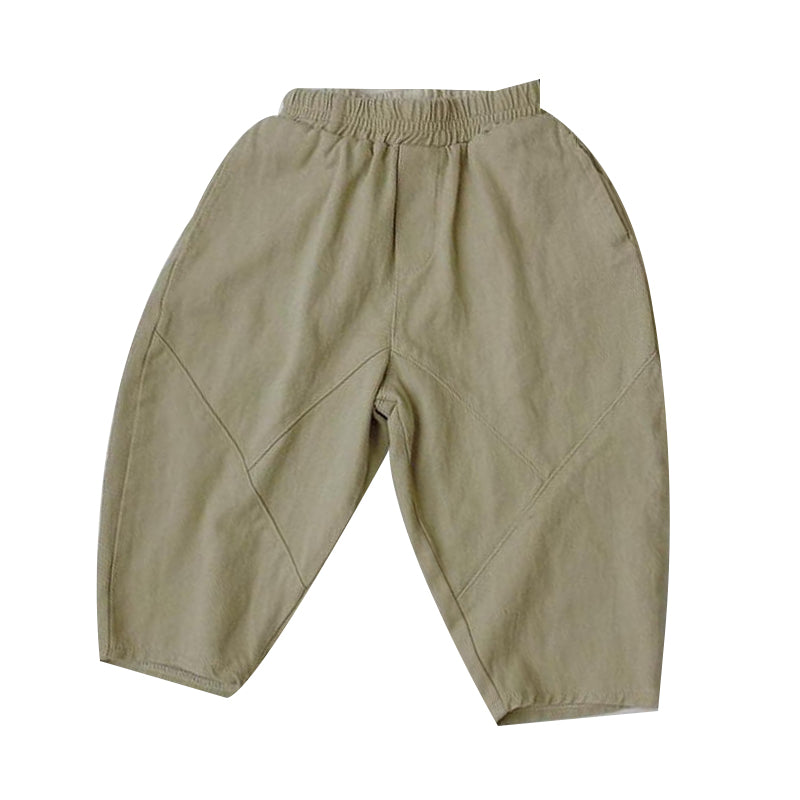 Baby Kid Unisex Solid Color Pants Wholesale 220429139