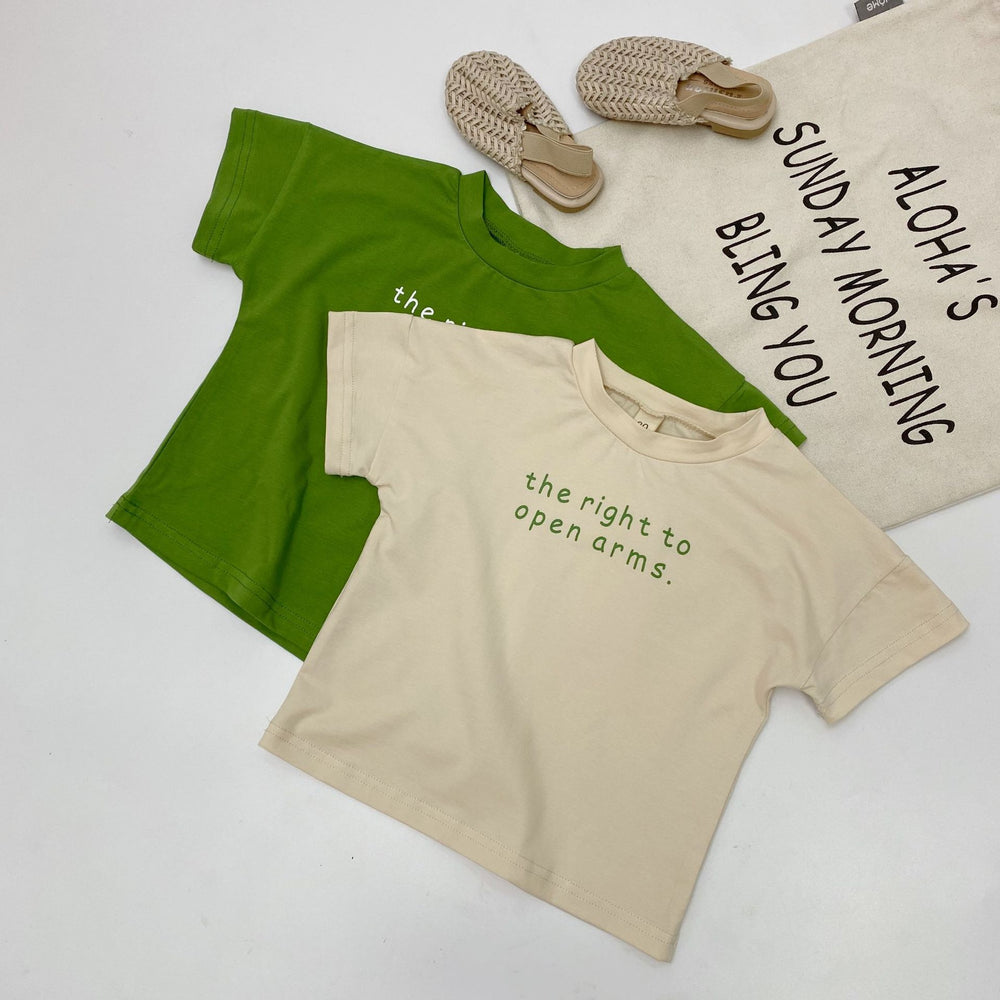 Baby Kid Unisex Letters T-Shirts Wholesale 220429145