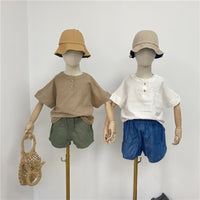 Load image into Gallery viewer, Baby Kid Unisex Solid Color T-Shirts Wholesale 220429155
