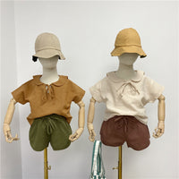 Load image into Gallery viewer, Baby Kid Unisex Solid Color Ribbon Shorts Wholesale 220429166
