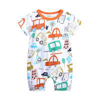 Load image into Gallery viewer, Baby Unisex Letters Animals Car Print Jumpsuits Wholesale 22042917
