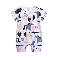 Load image into Gallery viewer, Baby Unisex Letters Animals Car Print Jumpsuits Wholesale 22042917
