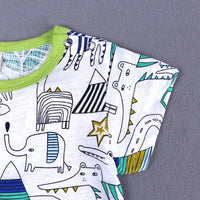 Load image into Gallery viewer, Baby Unisex Letters Animals Car Print Jumpsuits Wholesale 22042917
