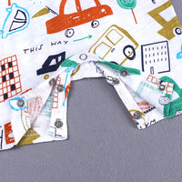 Load image into Gallery viewer, Baby Unisex Letters Animals Car Print Jumpsuits Wholesale 22042917
