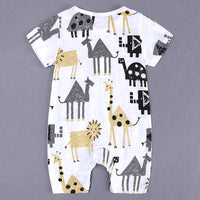 Load image into Gallery viewer, Baby Unisex Letters Animals Car Print Jumpsuits Wholesale 22042917
