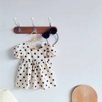 Load image into Gallery viewer, Baby Kid Girls Polka dots Print Rompers And Dresses Wholesale 220429185
